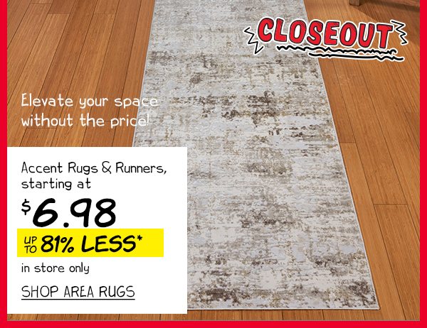 Accent Rugs & Runners