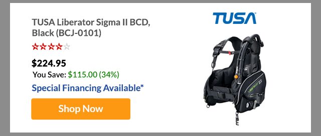 TUSA Liberator Sigma II BCD, Black (BCJ-0101) - Shop Now