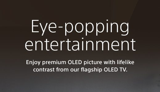 Eye-popping entertainment | Enjoy premium OLED picture with lifelike contrast from our flagship OLED TV.