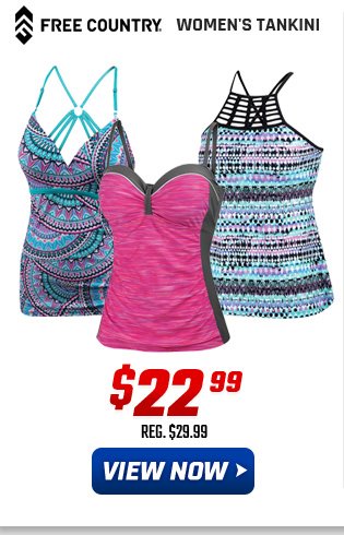 Free Country Women's Tankini