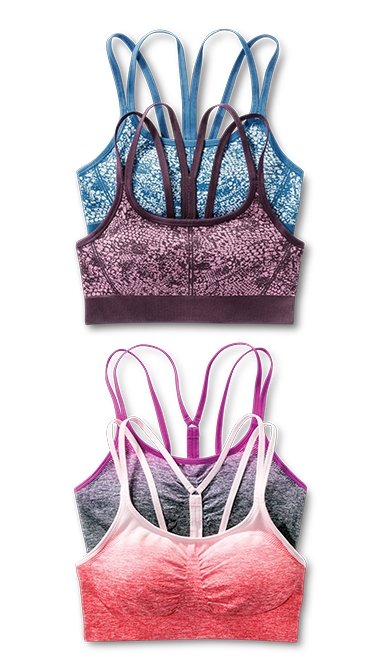 Sport bras starting at $15