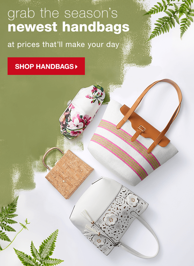 Grab the Season’s Newest Handbags at Prices That’ll Make Your Day - Shop Handbags