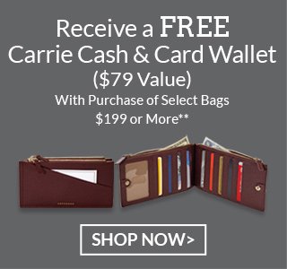 FREE Carrie Cash & Card Wallet