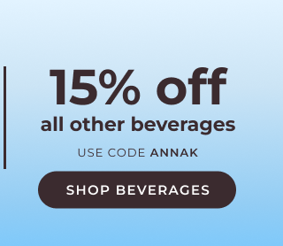 15% Off All Beverages with code ANNAK