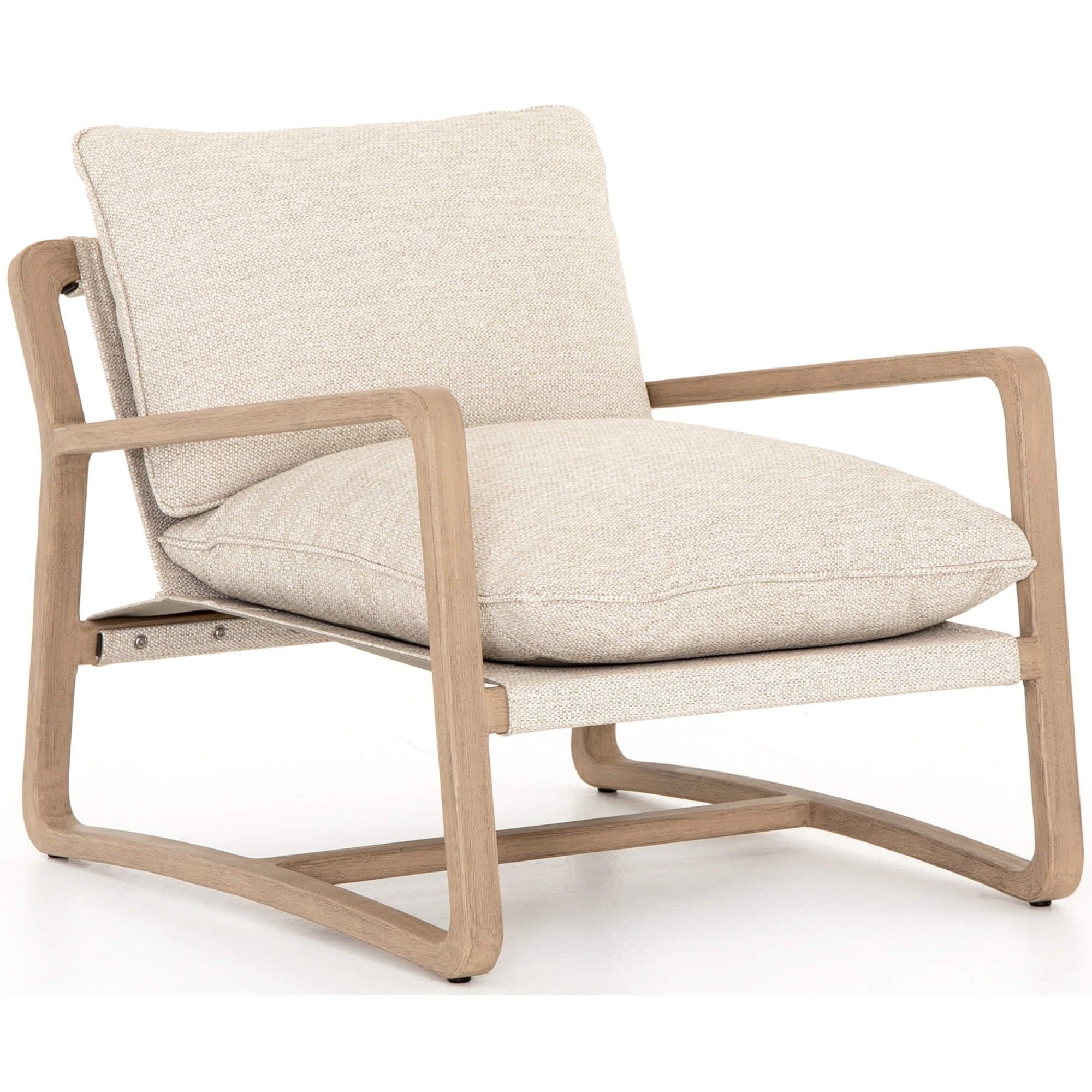 Image of Lane Outdoor Chair, Faye Sand/Washed Brown