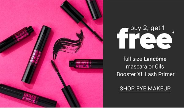 Buy 2, get 1 free full-size Lancome mascara or Cils Booster XL Lash Primer. Shop Now.