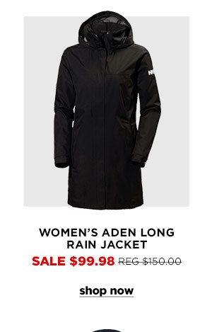 Women's Aden Long Rain Jacket - Click to Shop Now