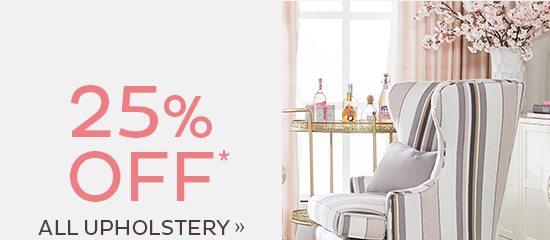 25% Off All Upholstery