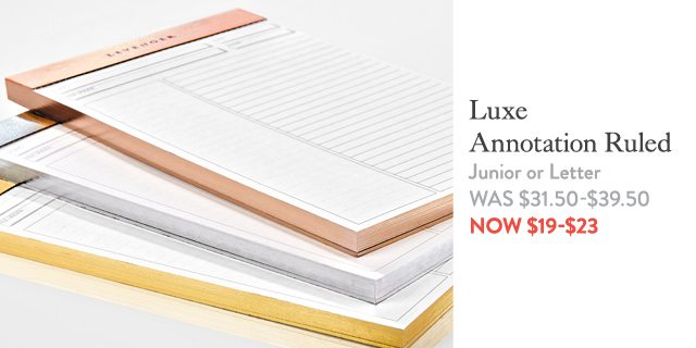 Freeleaf Luxe Annotation Ruled Notepads 