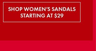 SHOP WOMEN'S SANDALS STARTING AT $29