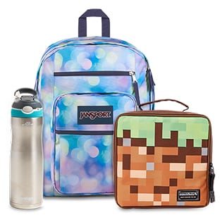 Up to 50% off select backpacks, lunch bags and water bottles.