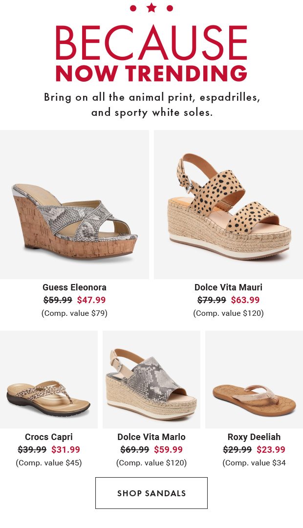 SHOP SANDALS