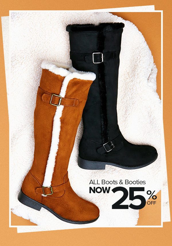 Shop 25% Off Boots & Booties