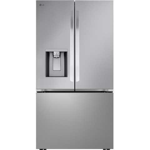 LG 25.5 Cu Ft French Door Refrigerator - Counter Depth Stainless Steel