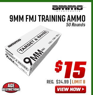 Ammo, Inc. 9MM FMJ Training Ammo