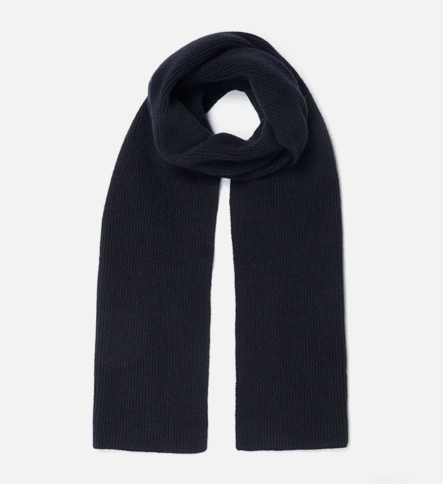 John Lewis & Partners Ribbed Cashmere Scarf