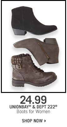 24.99 Unionbay & Dept 222 Boots for Women