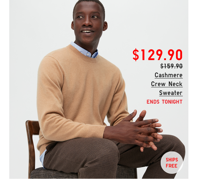 PDP6 - MEN CASHMERE CREW NECK SWEATER