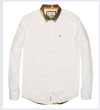 OXFORD CAMO COLLAR SHIRT