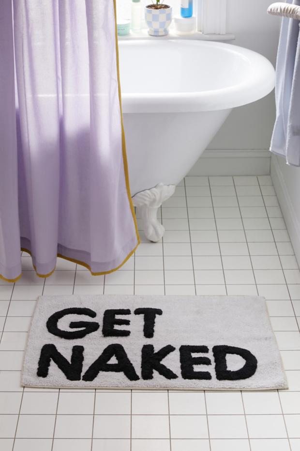 Get Naked Printed Bath Mat