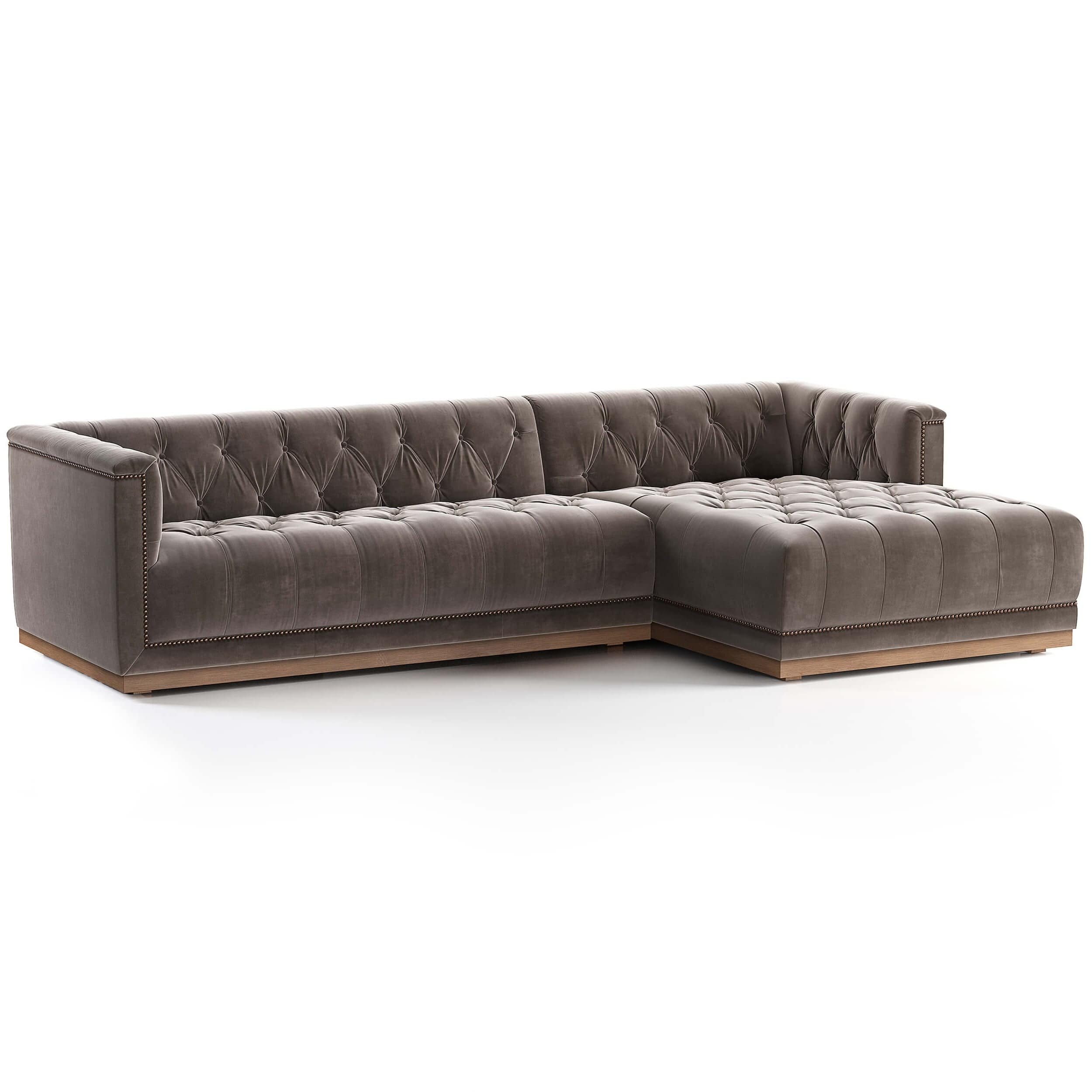 Image of Maxx 2 Piece Sectional, Sapphire Birch