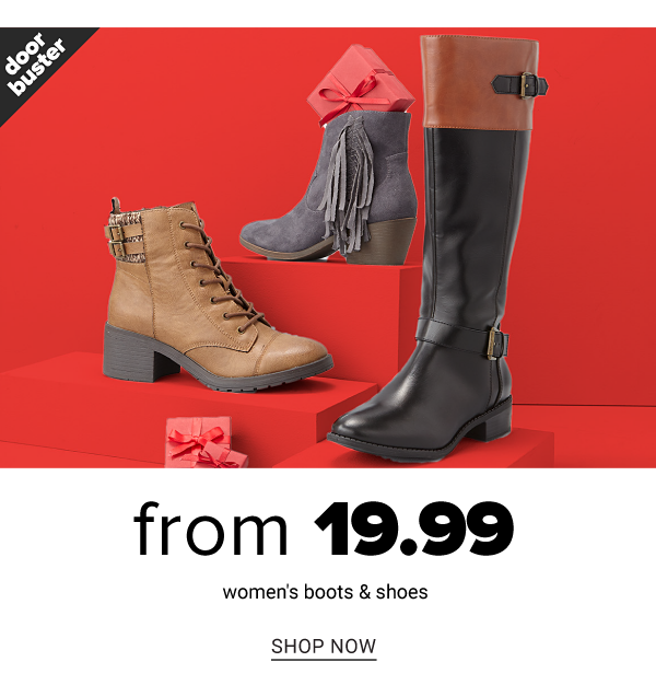 From 19.99 Women's Boots & Shoes - Shop Now