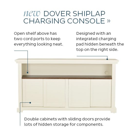 New Dover Shiplap Charging Console