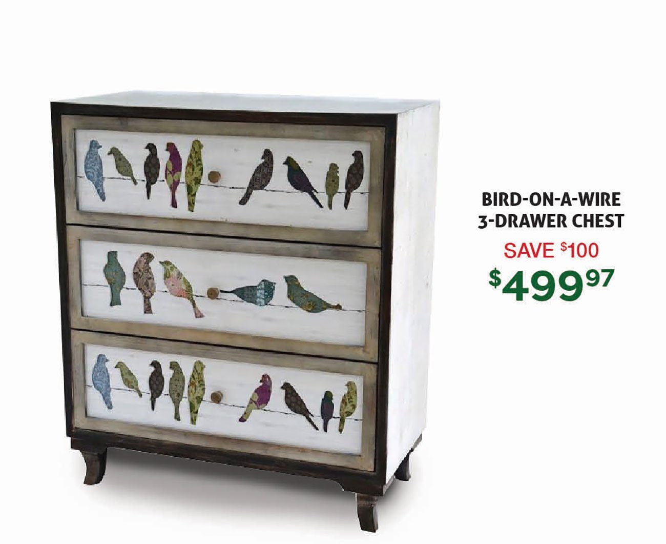 Birds-On-Wire-3-Drawer-Chest