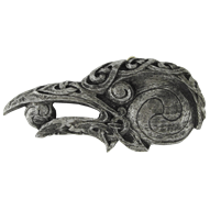 Celtic Raven Head Plaque