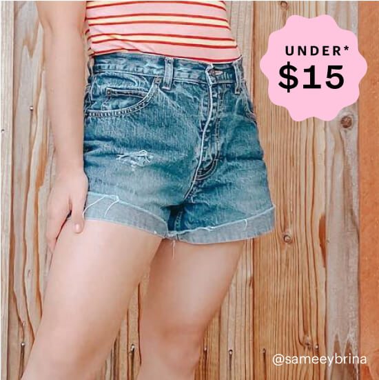 SHOP DENIM SHORTS | UNDER* $15