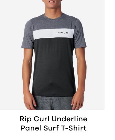 Rip Curl Underline Panel Surf T-Shirt