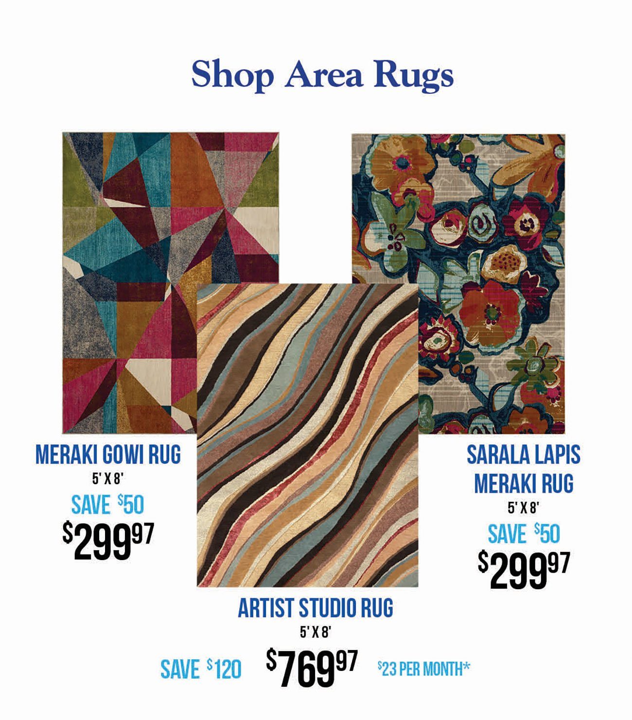 Assorted-Area-Rugs