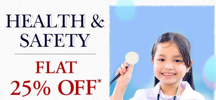 Health & Safety Flat 25% OFF*