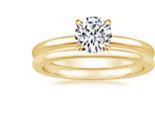 Elodie Ring with Petite Comfort Fit Wedding Ring