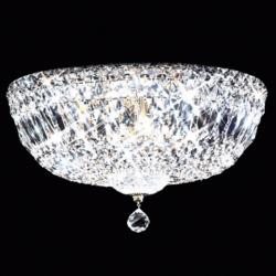 James R. Moder 14" Wide Imperial Crystal Ceiling Fixture