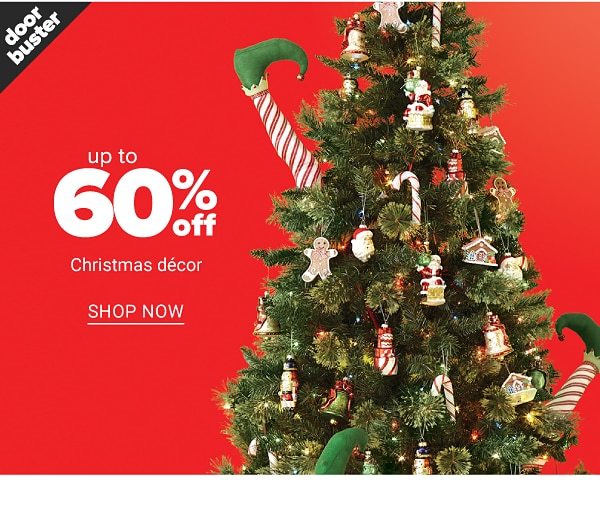 Up to 60% off Christmas Décor - Shop Now