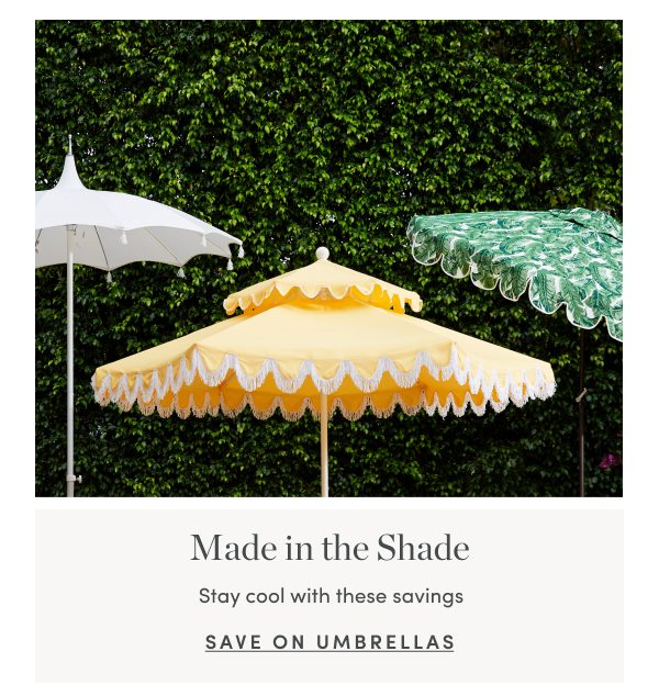 Save on Umbrellas