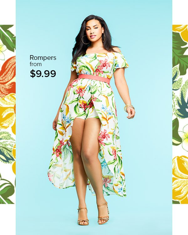 Shop Rompers from $9.99