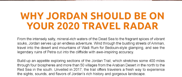 Why jordan should be on your 2020 travel radar