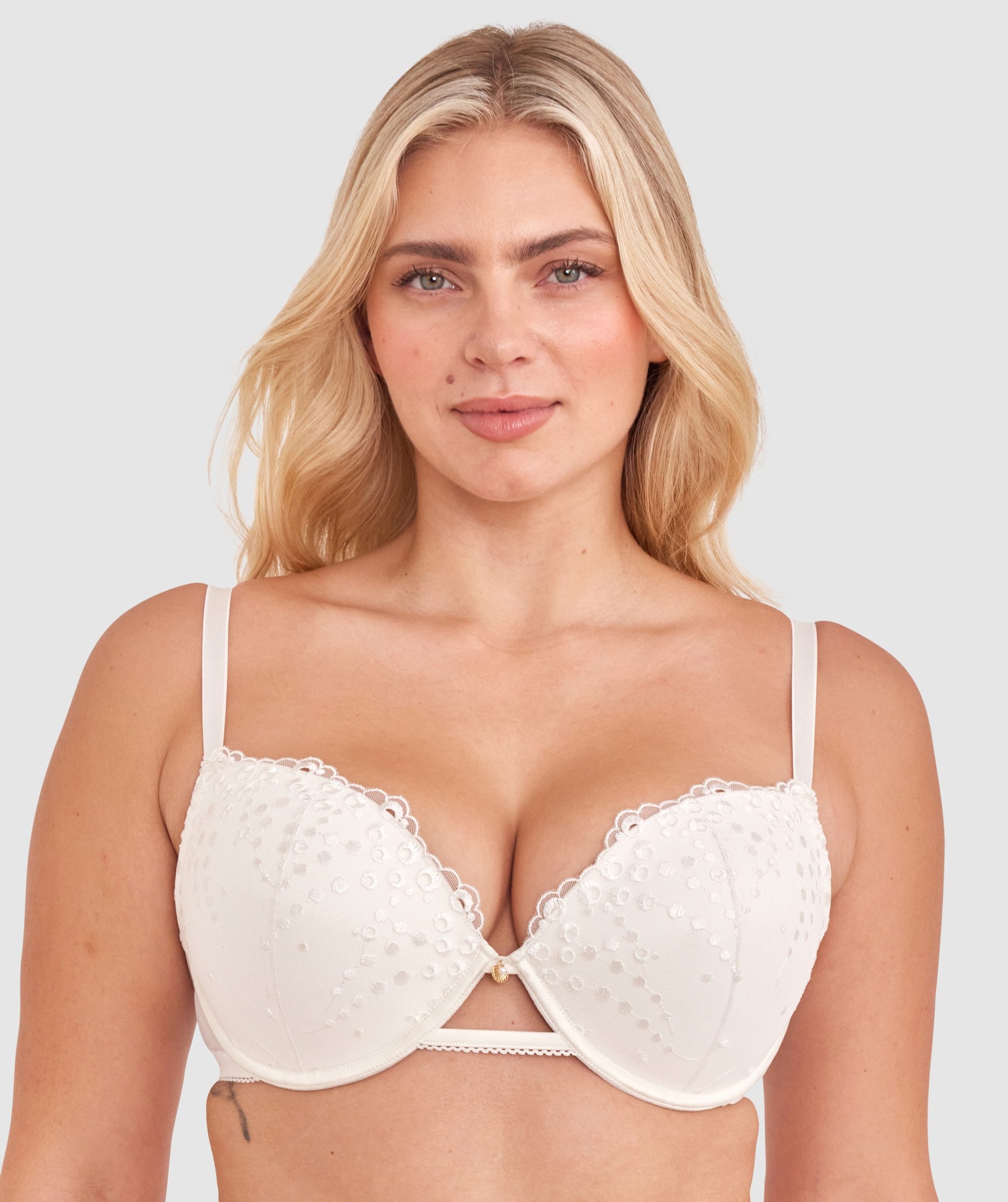 Aveline Push Up Bra - Ivory