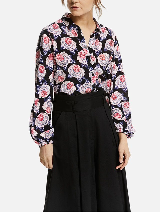 Somerset by Alice Temperley Retro Floral Blouse