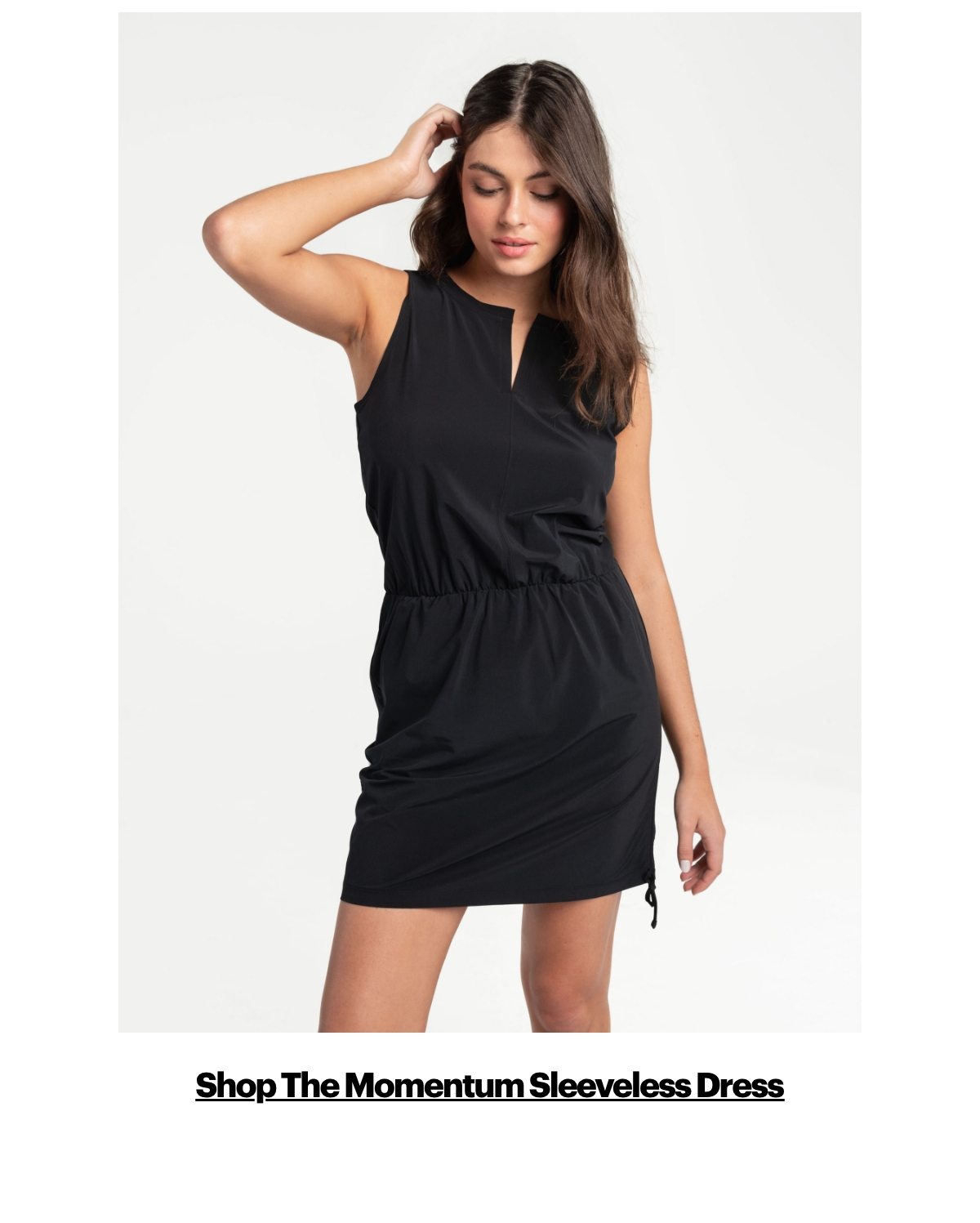 Momentum Sleeveless Dress - Black Beauty