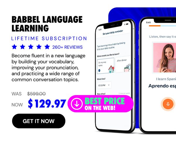 Babbel Language Learning: Lifetime Subscription (All Languages)