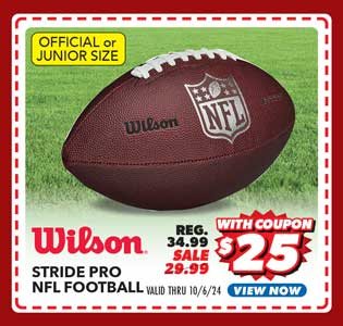 Wilson Stride Pro NFL Football