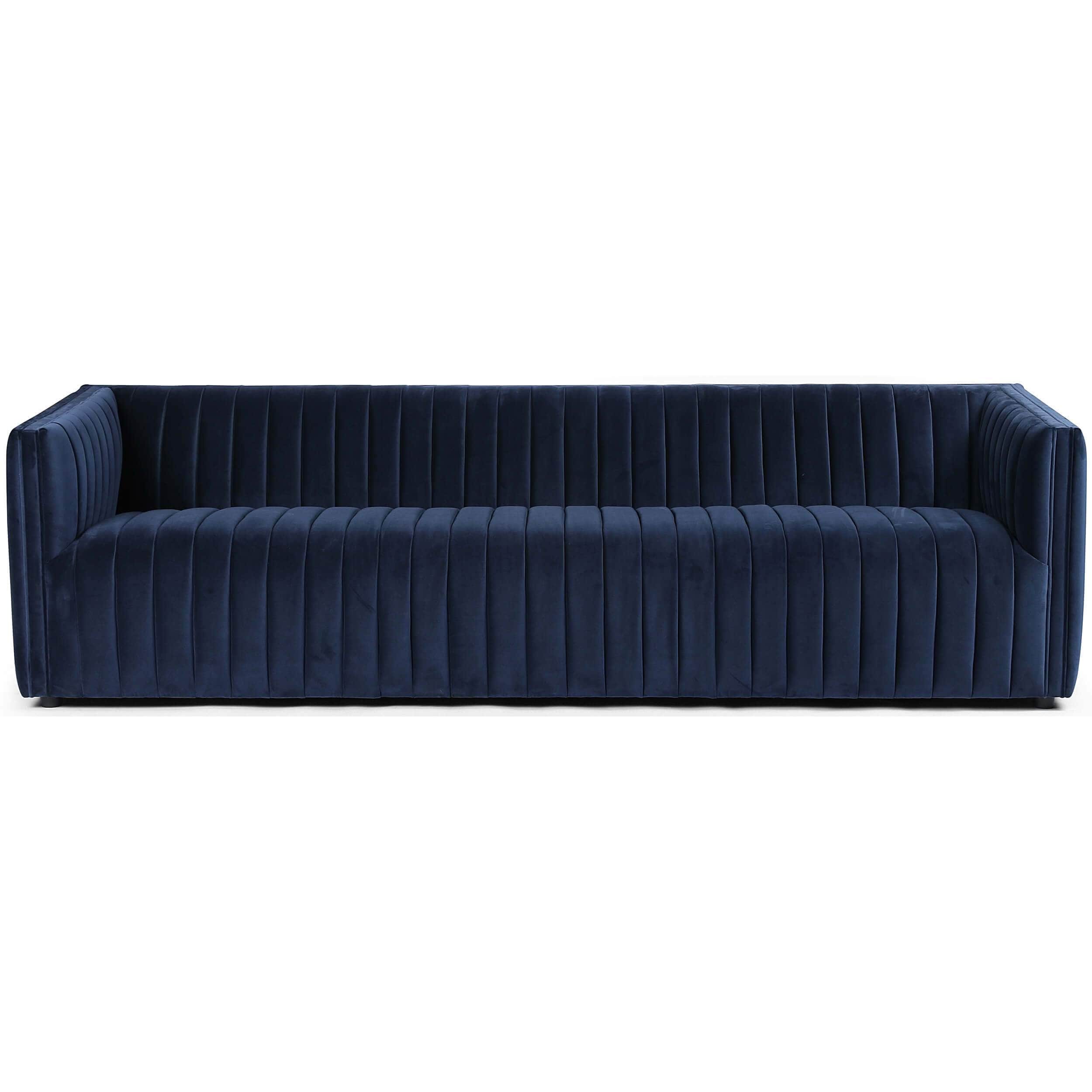 Image of Augustine Sofa, Sapphire Navy