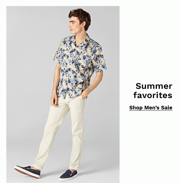 Summer favorites | SHOP MEN'S SALE