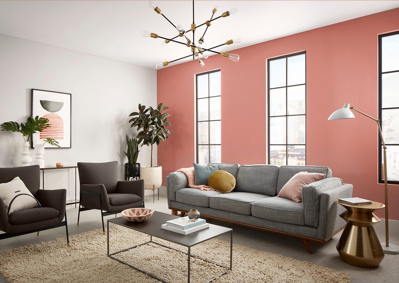 Our Color of the Month - Coral Clay SW 9005 - View more rooms