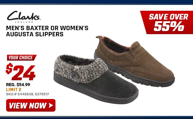 Clarks augusta hot sale slippers