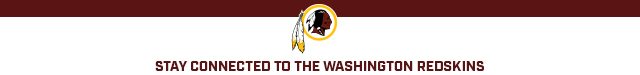 Stay connected to the Washington Redskins