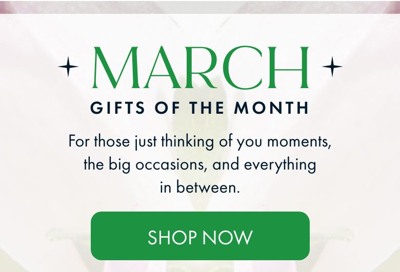 March Gifts of the Month | Shop Now